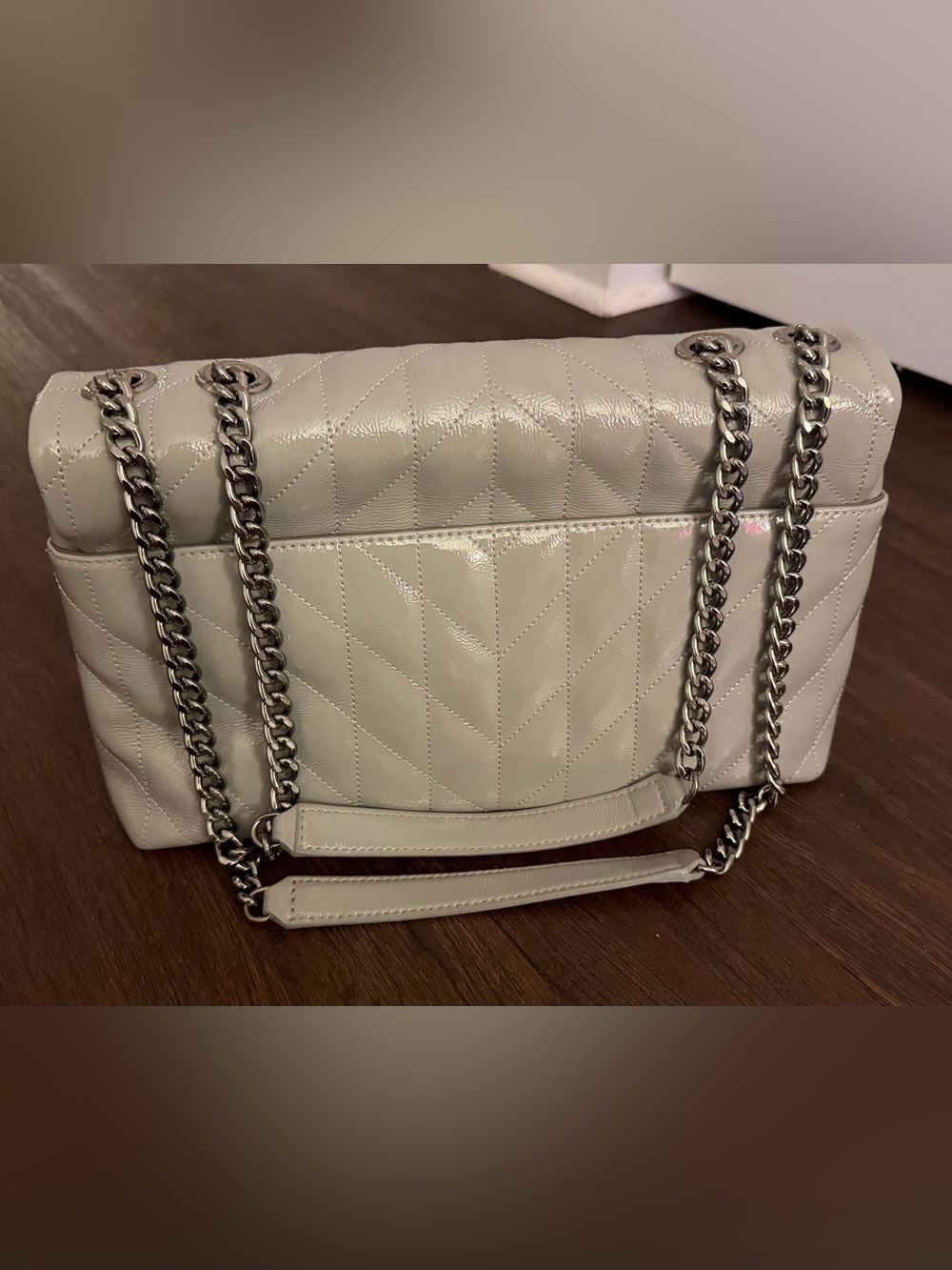 Karl Lagerfeld Gray patent leather - Picture 5 of 14